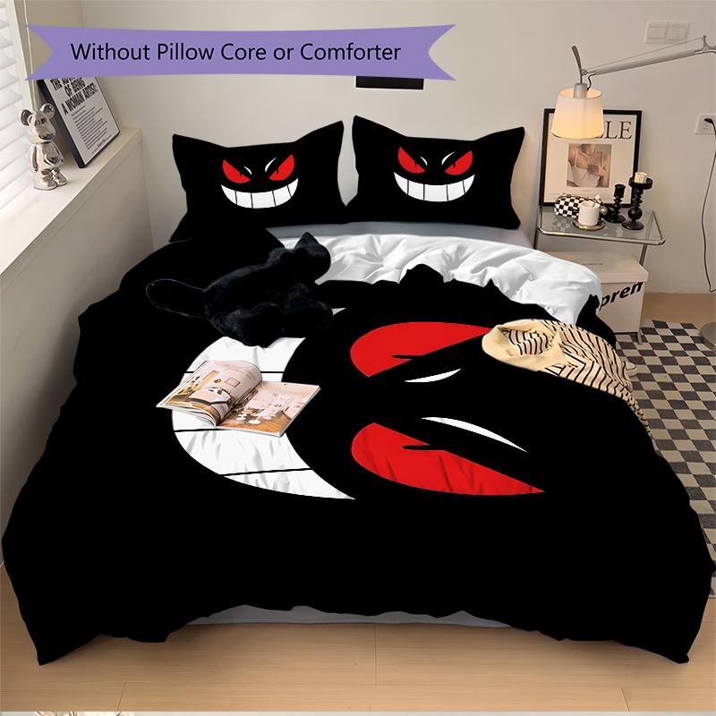 3Pcs Abstract Minimalist Bedding Set Soft Fabric Duvet Cover Pillowcases Home Christmas Xmas Halloween Gift 1 Duvet Cover 2 Pillowcase Y1854