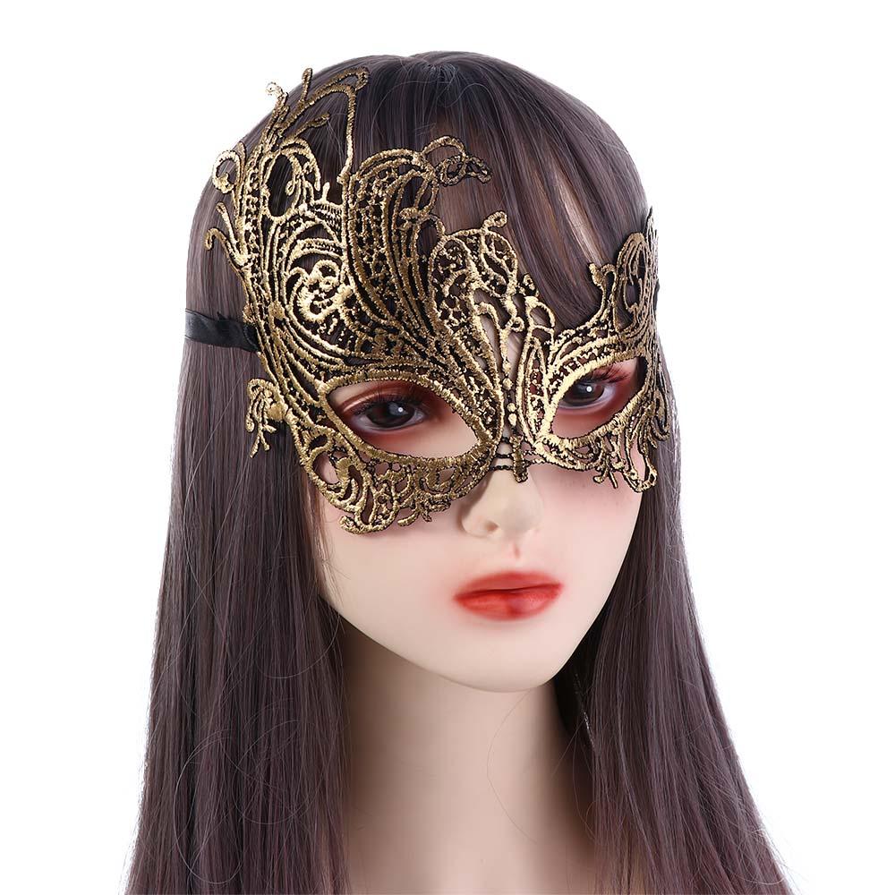 Requisiten Augenmaske Halloween-Zubehör Maskenball Venedig Maske Partyzubehör Spitze Maskenball Tanzmasken