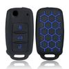 Silicone Car Key Case Key Cover For VW UP Polo Golf 6 Passat B5 Touran Caravelle Jetta Caddy Touareg For Skoda Fabia Octavia A5