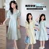 Girls' Summer Dress 2026 New Fashionable Summer Dress Doll Collar Princess Dress Junior High School Girls Fashion Dress