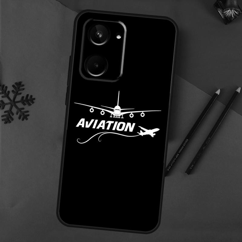 aircraft Airplane fly travel Case For Realme C55 C51 C75 C63 C61 C53 C35 C65 C67 C71 11 12 13 14 15 Pro Plus GT6 GT7 Pro