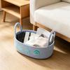 Ocean Style Woven Cotton Rope Organizer Oval Toilet Paper Basket Desktop Storage Box  Cosmetics