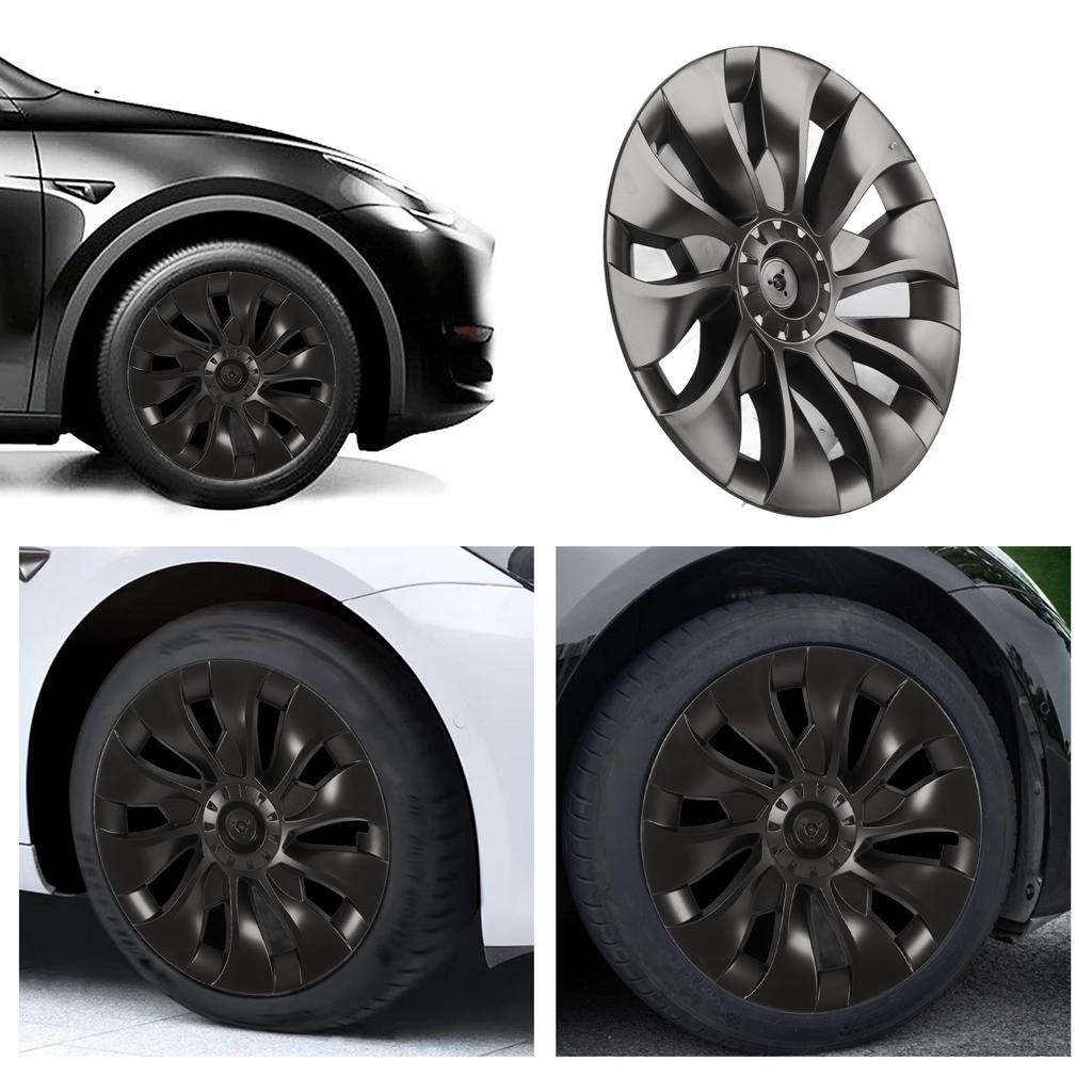 4pcs 18in Wheel Hub Cover Symmetrical Wrap Hub or T Replacement for 2017 to 2023