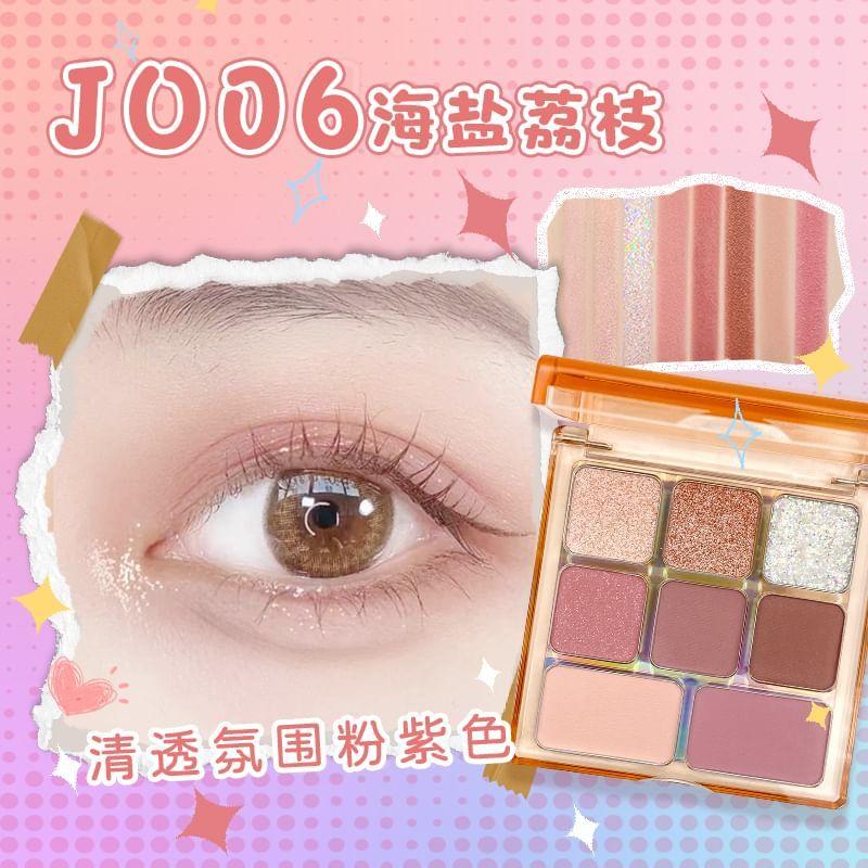Jelly Bubble - Lidschattenpalette mit 8 Farben - J006