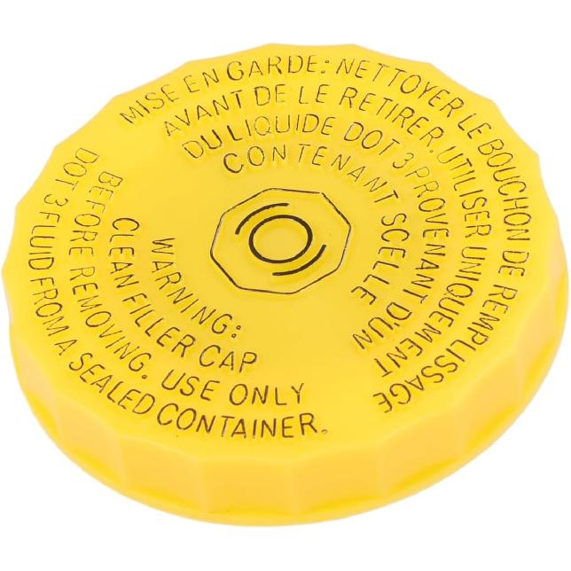 Motoforti Bremsflüssigkeitsbehälterdeckel, für Jeep Cherokee 2014-2020, Kunststoff, Nr. 68211910AB, Gelb