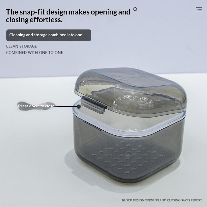 Non-Toxic Multifunctional Disinfection Box Double Layer Soaking Feature for Nail Art Tools Salon Manicure