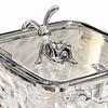 Transparent Storage Box Desktop Organizer with Press Type Lid Dressing Table Storage Case for Keys Trinkets Hairpins Scrunchies