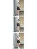 Women's Black High-Waist Wide-Leg Casual Shorts - Slim Fit, Anti-Exposure, Autumn Style, Small Size