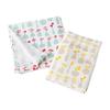 Bloom Gauze Touch Bath Towel Set of 2 Same Pattern Different Colors Made In Japan Gauze Towel Absorbent Quick Drying Cute Senshu Towel 100% Cotton