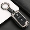 For Volkswagen Polo Golf 4 5 6 7 MK7 Tiguan Mk2 Jetta Bora T-ROC T-CROSS Scirocco Galvanized Alloy+Silicone Car Remote Key