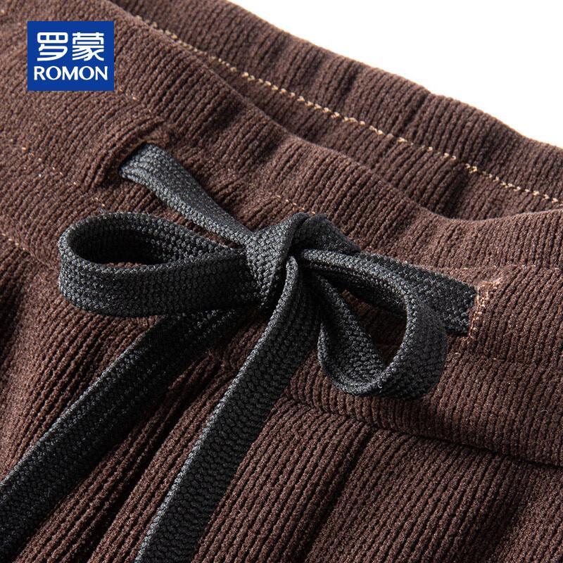 ROMON Men's Fleece-Lined Jogger Casual Pants