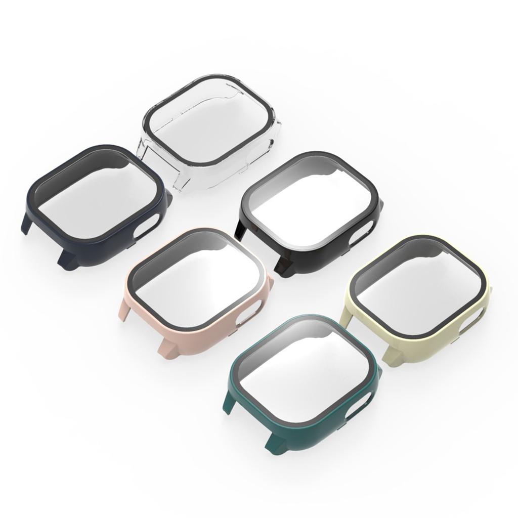 Shatterproof Watch Housing PC Glass Film Cover for JrTrack 5 Integrated Screen Protector Shell Shockproof Sleeve Guard