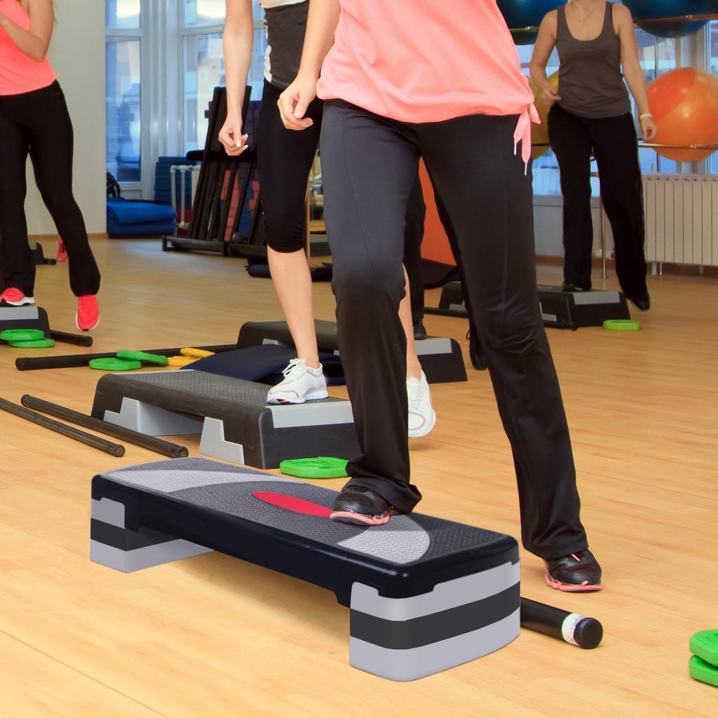 Aerobic Stepper, Adjustable Height, Non-Slip Surface, 78 x 29 x 20 cm