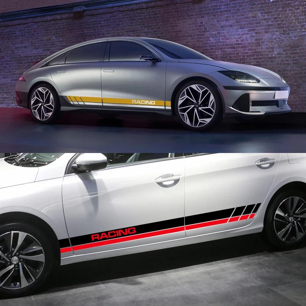 Car Sticker Car Door Side Skirt Sticker Decor Custome Auto Accessories For Hyundai Ioniq 5 6 7 N Line 2026 2026 2026 2026