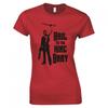 Inspired By The Evil Dead Hail To The King Baby Ladies Skinny Fit Tshirt