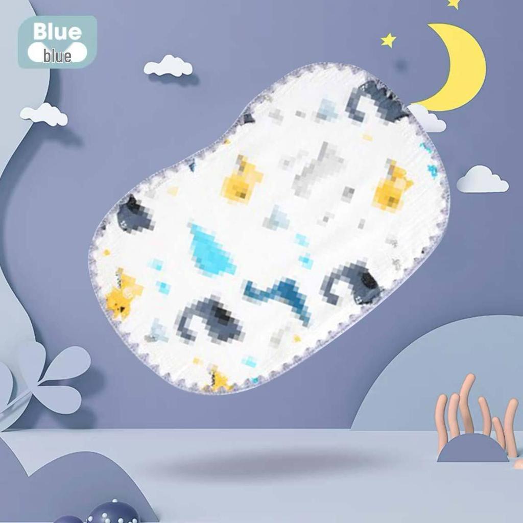 Newborn Cloud Slice Pillow: Ten-Layer Gauze, Sweat-Absorbing, Anti-Spit Milk, Head Protection Pillow