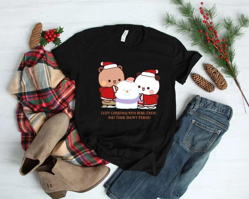 Bubu dudu christmas top christmas gift idea for couple Bubu and Dudu Cute co Unisex T-Shirt XXXXL 1990₽