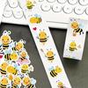 500pcs Cartoon Bee Stickers Suitable for Office Decoration, Labeling, Sealing Envelopes, Party Decorations, And Office Supplies.