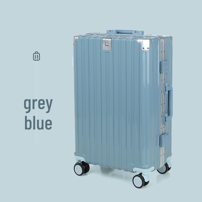 PACKAGE FASHION Women s Aluminum Frame Luggage 20-inch