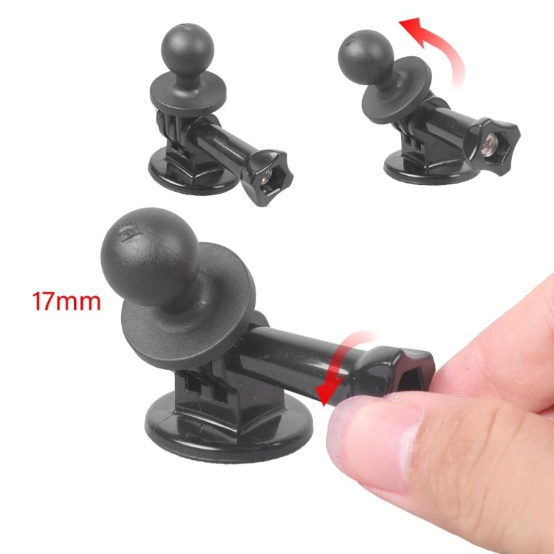 Modifiable Change Sphere Head Link With 1/4" 20 Female Thread For Action Cameras Smartphones Mounts 6cm/9cm Preferences