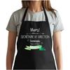 Kitchen Apron - Thank You Unforgettable Executive Assistant Woman - Black - Cotton - Breton Print