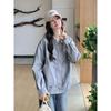 Solid Color Zipper Pocket Cardigan Women Autumn Winter Casual Simple Lapel PU Leather Jacket