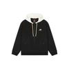New Balance Logo Full-Zip Hooded Jacket Asia Sizing 'Black White' Men's AMJ23362-BK