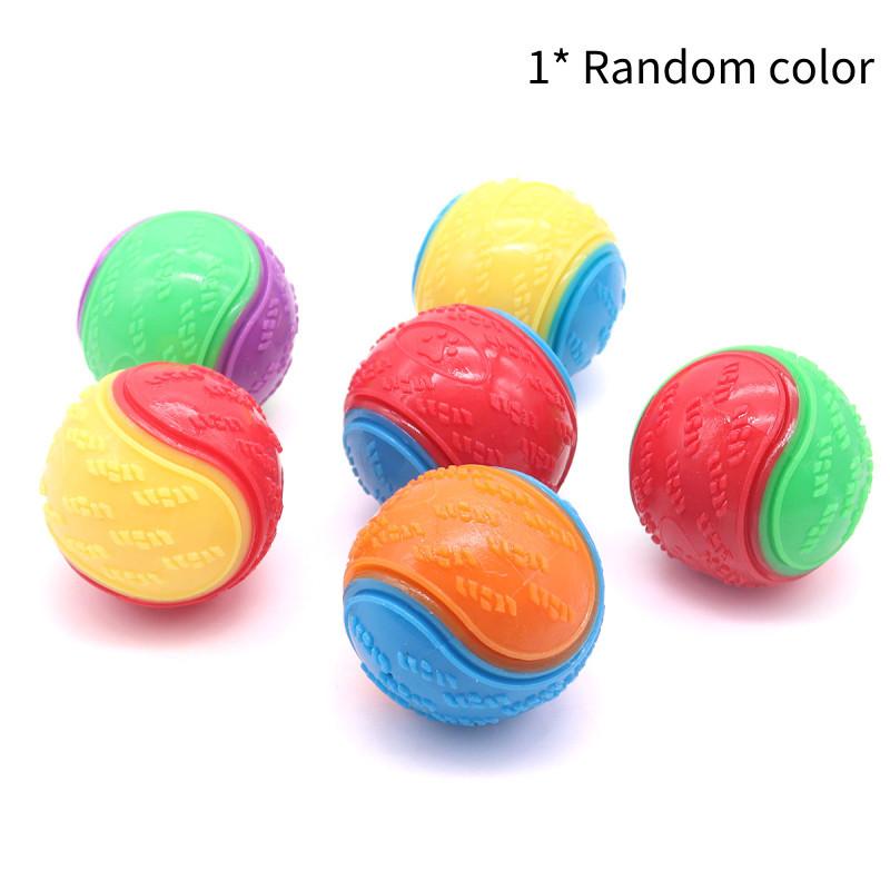 

Durable Tpr Dog Chew Training Ball Pet Toy For Dogs Random Color