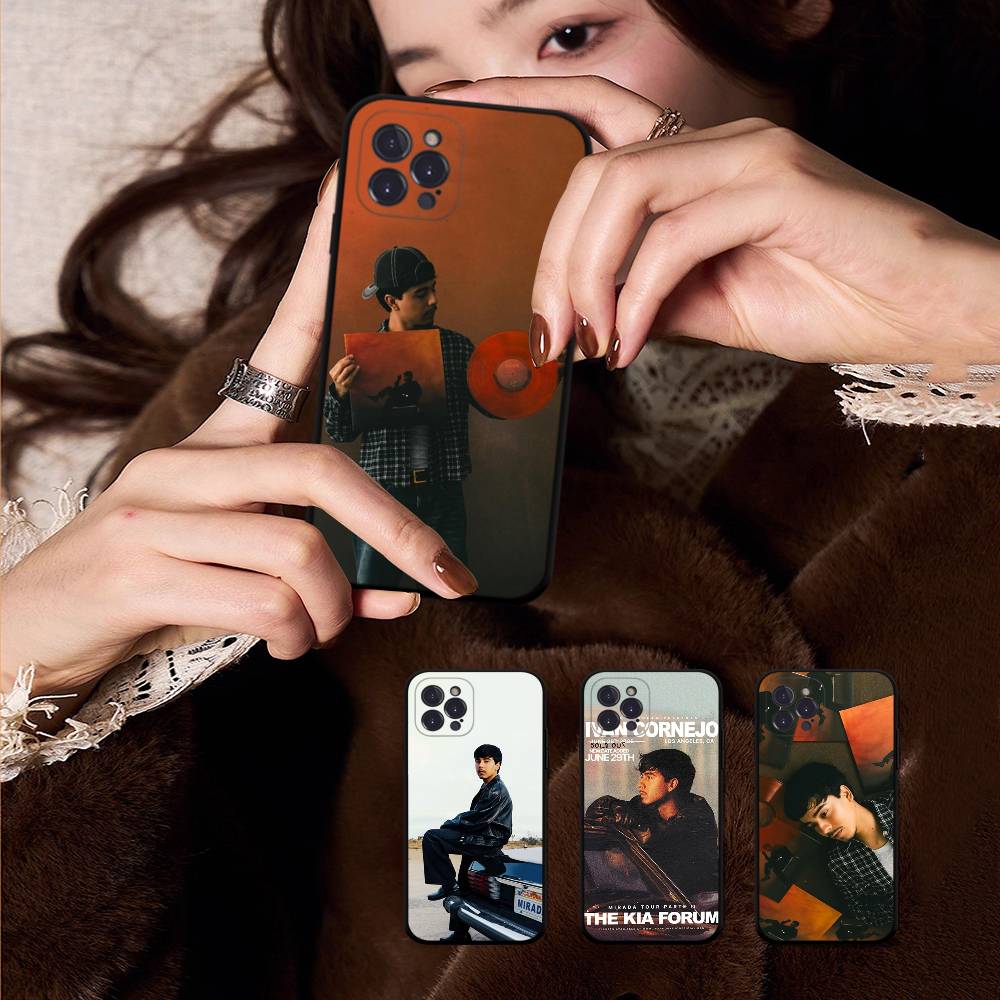 I-Ivan Cornejo Rapper Black Matte Phone Case For iphone 17 Air 16 15 14 13 12 11 Pro Max Plus Back Cover TPU Soft Case