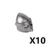 Medieval Military Soldier Building Blocks Castle Dark Dragon Knight Wolf Warrior Waffen DIY Cloaks Helmet Armor Sword Brick Toys