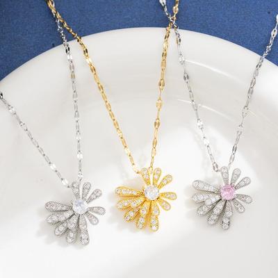 Exquisite High-Quality Daisy Necklace Clavicle Chain