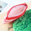 Cute Plush Vegetable Coin Purse Wrist Bag Mini Cute Zipper Girl Coin Wallet Cable Headset Bag