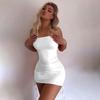 Women's Summer Trendy Solid Color Bodycon Suspender Dress