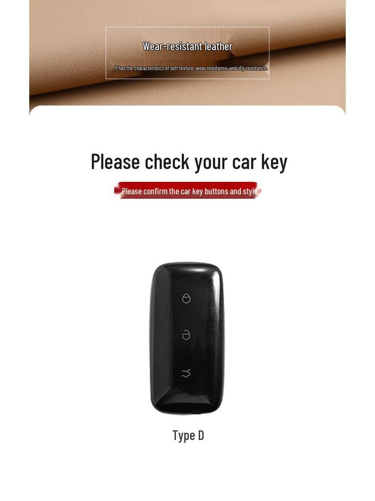 Geely Galaxy Starship 7 Key Case Cover with Protective Shell and Buckle for Car Interior Decoration