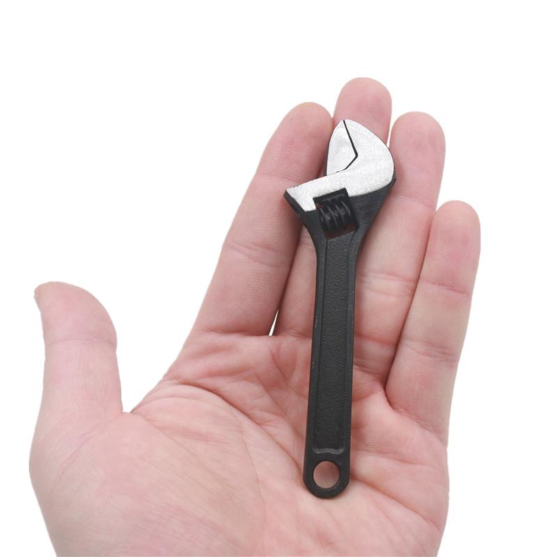 1 Pezzo Chiave Inglese in Acciaio al Carbonio Mini Attrezzo Chiave Regolabile Mini Chiave Inglese Aperta Mini Attrezzo Chiave a Rullino