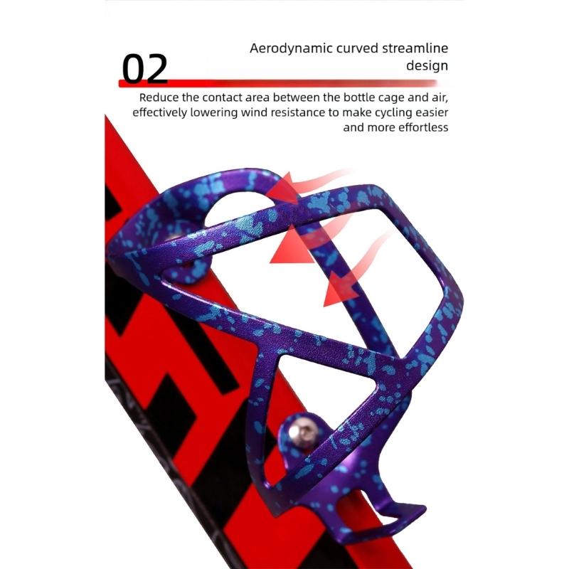 Bicycles Bottles Cage Aluminum Alloy Bike Bottles Holders Water Bottle for Road and Mountain Bicycles Easily Installation