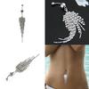 Tassel Navel Dangle Button Belly Ring Bar Body Piercing Jewelry