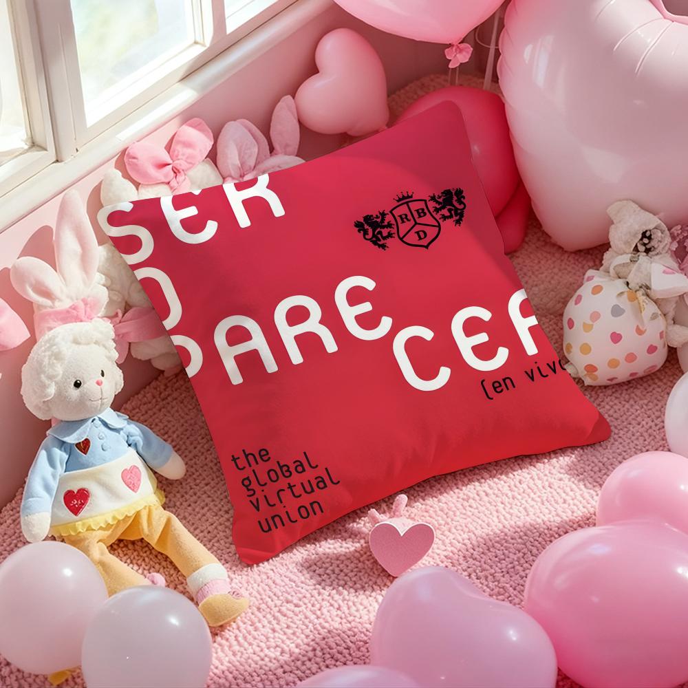 

RBD rebelde album Cushion Cover Pattern Printed Pillowcase for Living Room Sofa Cushion Cover & Bedroom Decor 12x12Inch