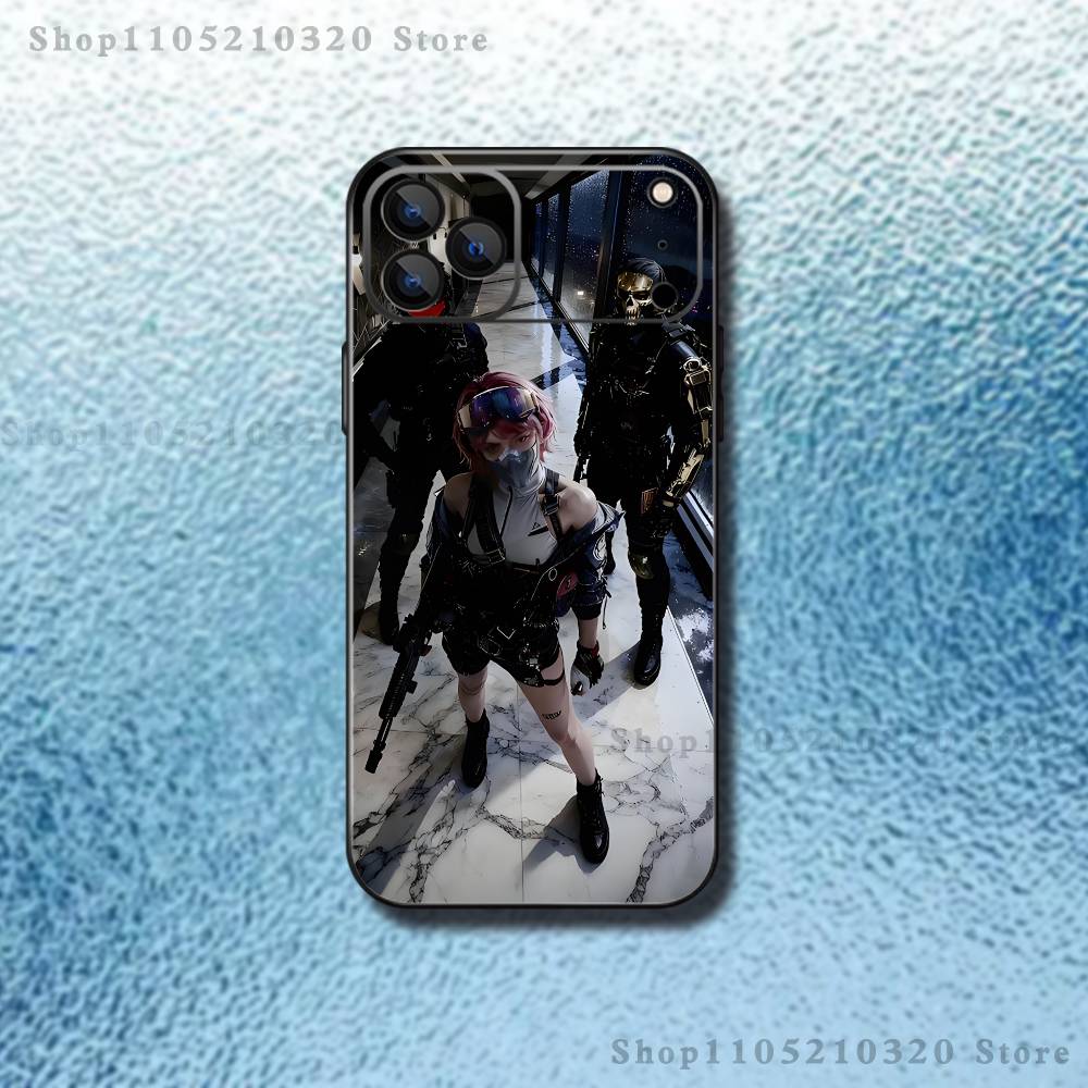 Game Delta Force Phone Case For iPhone 17,16,15,14,13,12,11,Pro,Max,Plus,E,Air,Mini Protective TPU Cover