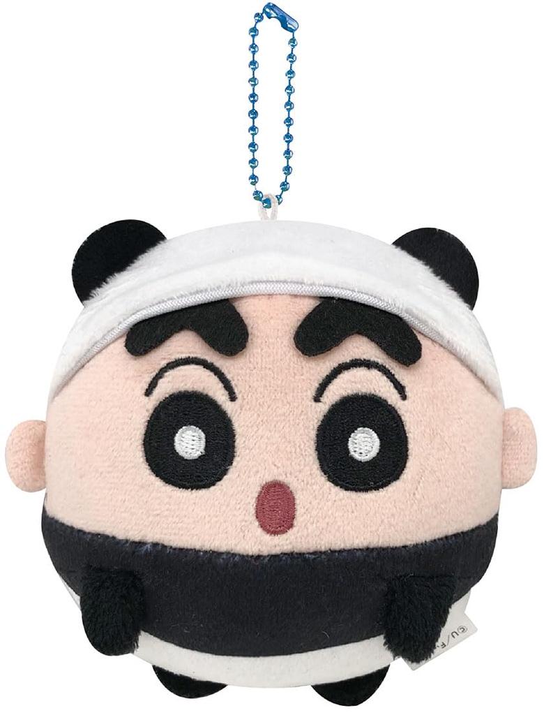 iPlanning Crayon Shin-chan Round and Vibrating Mascot Panda Shin-chan Size: Approx. H100 x W100 x D75mm K1851F