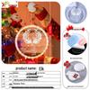 Glowing Merry Christmas LED Suction Cup String Lights for 2025 Holiday Window Display