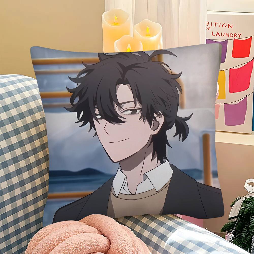 1Pc Cute Link Click Cheng Xiaoshi Pillow Case Fashion Square Pillowcase Bedroom Sofa Room Ins Decoration Leisure