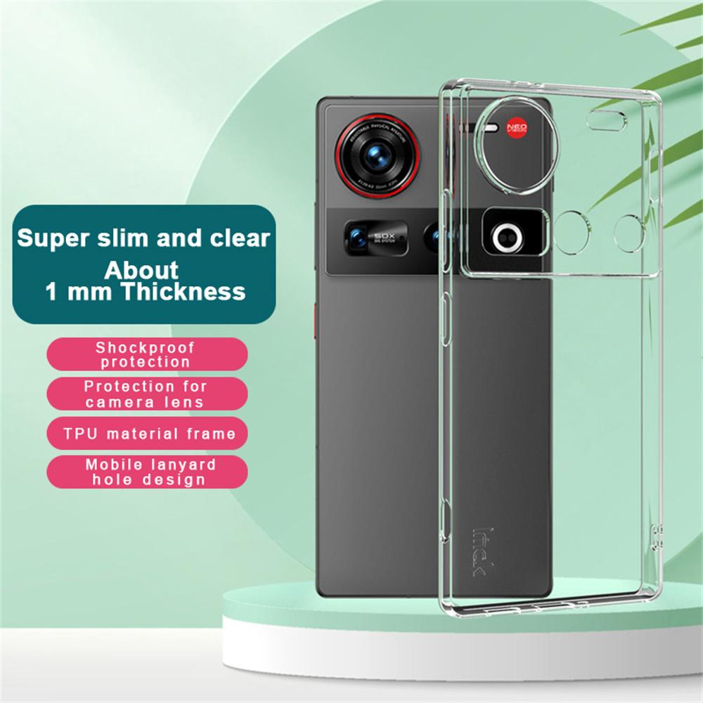 

IMAK UX-5 Series Phone Cover for ZTE nubia Z70 Ultra Case Shockproof TPU Clear Slim Phone Back Cover Style A