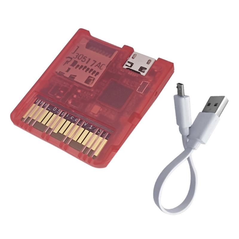 Game Reader Cartridge for Console Transparent Case Game Card Easy Firmware Update Low Power Consumption