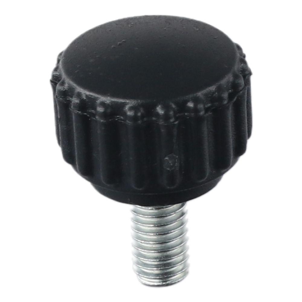 8Pcs Male Knurled Thumb Screws Black Thread Length Screw Durable Clamping Knobs  Furniture