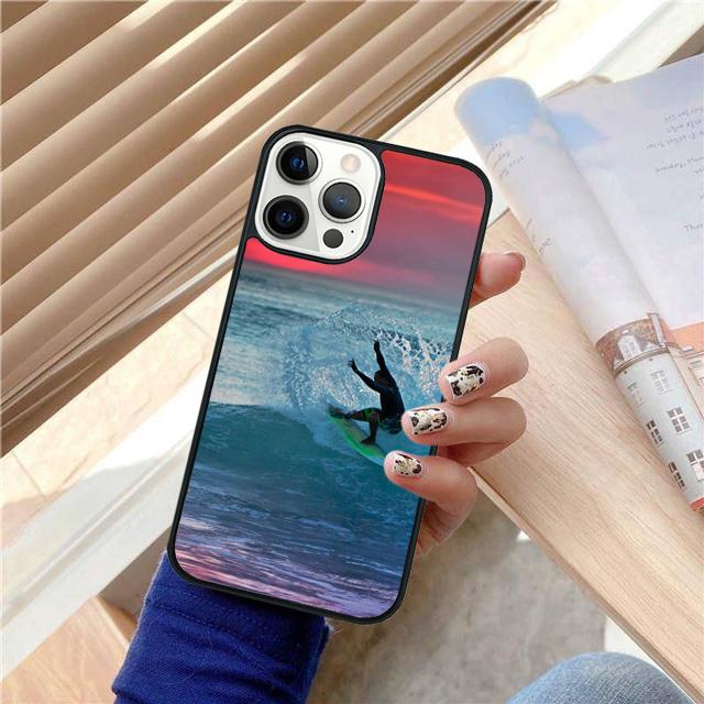 Extreme Sport Surfing Beach Coque Shell For iPhone 17 Air 15 16e 14 13 12 Pro Max 11 Pro Max Plus Phone Case Cover