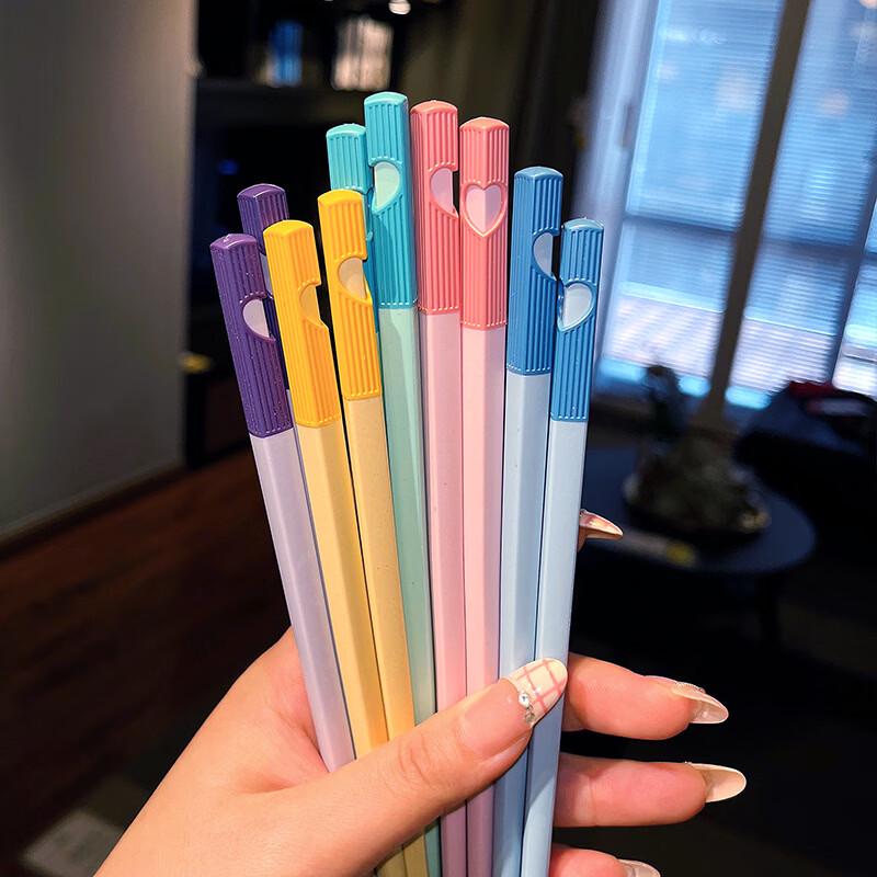 Colorful Heart Cartoon Alloy Chopsticks
