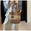 Holiday Wind Beach Straw Bag Women's Summer New Hollow Woven Bag Large Capacity Commuter Shoulder Armpit Bag