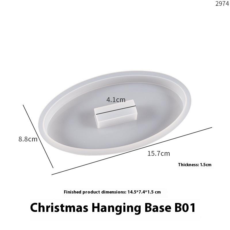 DIY Weihnachtsbaum Fotorahmen Herstellwerkzeuge Kristallharz Epoxid Handwerksform Silikon Handgefertigt Heimdekoration