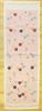 Kontex Face Cloth Bell 33 x 100 32080 Imabari-made Towel, Calendar, Design, Pink, cm,